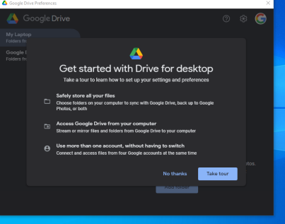 Google Drive for desktop / G-Drive - Install, Accessing files & Backing Up  Files – PALCS HelpDesk