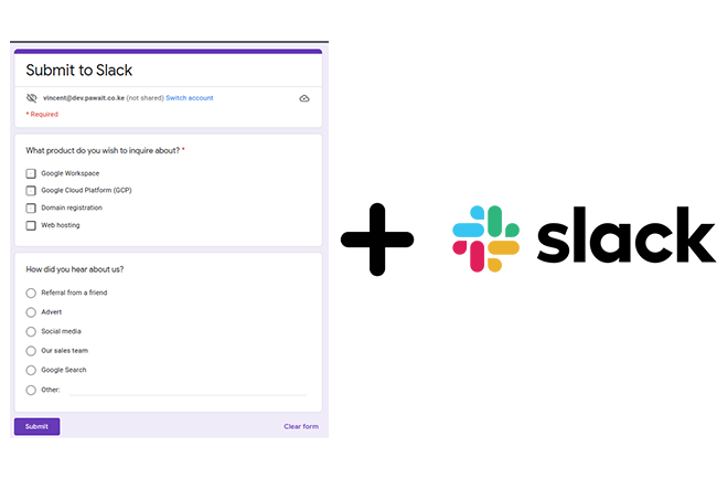 Sending Google Form Submissions to Slack