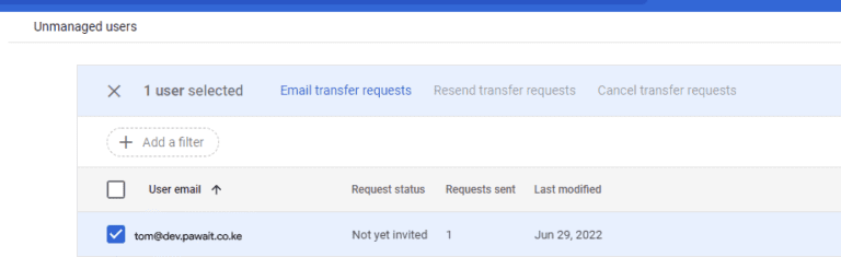 How To Find and Transfer Unmanaged Google accounts