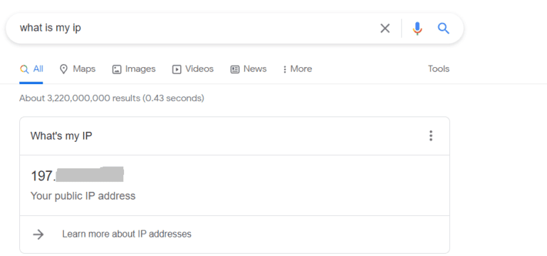 What is my IP address
