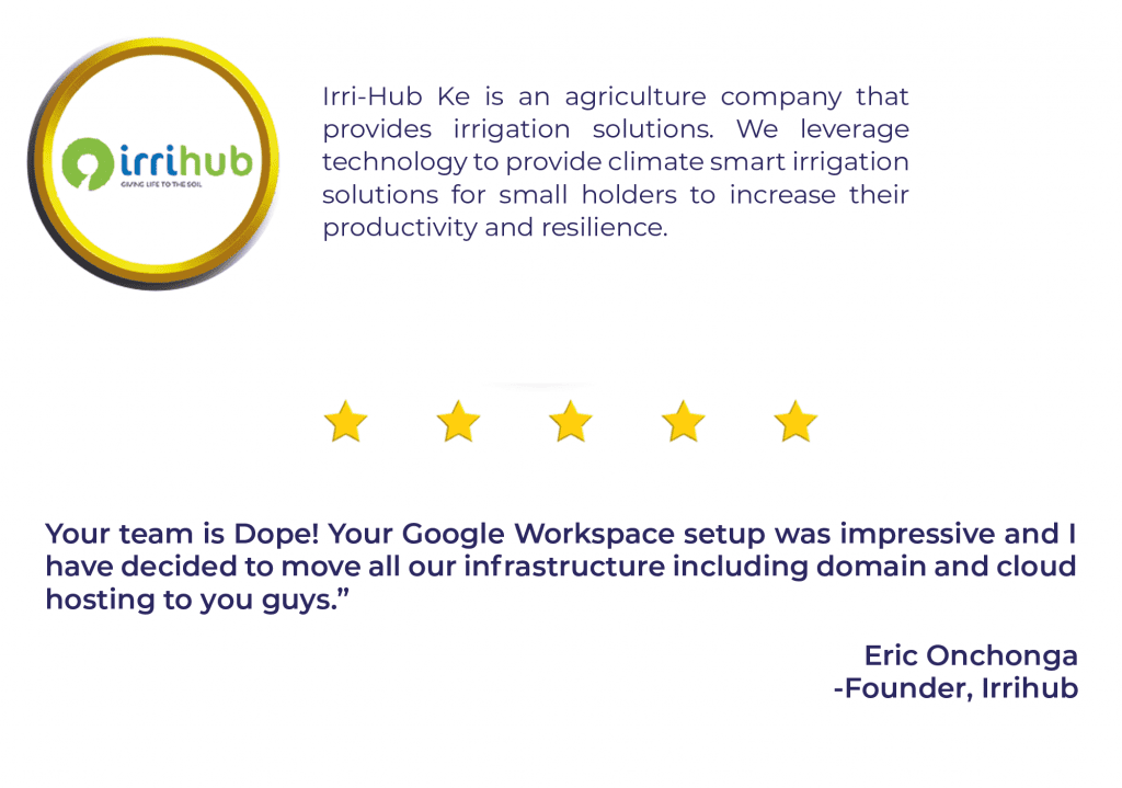 irrihub-web-hosting-testimonial