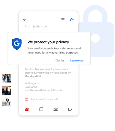 gmail for business security